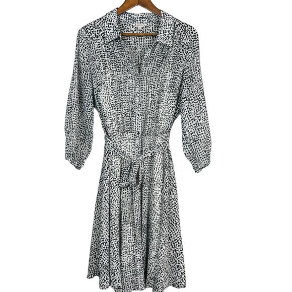 Nanette Lepore Y2K Shirt Dress Short Sleeve Button Front - 12 RESHOOT - Picture 1 of 7